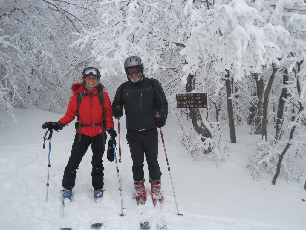 You may ski into Steve and his wife, Maria, around the Thunderbolt trail on Mount Greylock.