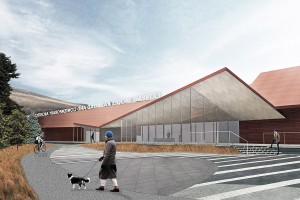 Drawing of the Extreme Model Railroad Museum to be Built in North Adams, MA