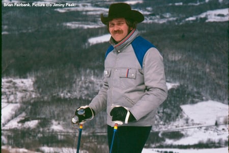 Brian skiing in 1975. Picture ℅ Jiminy Peak.