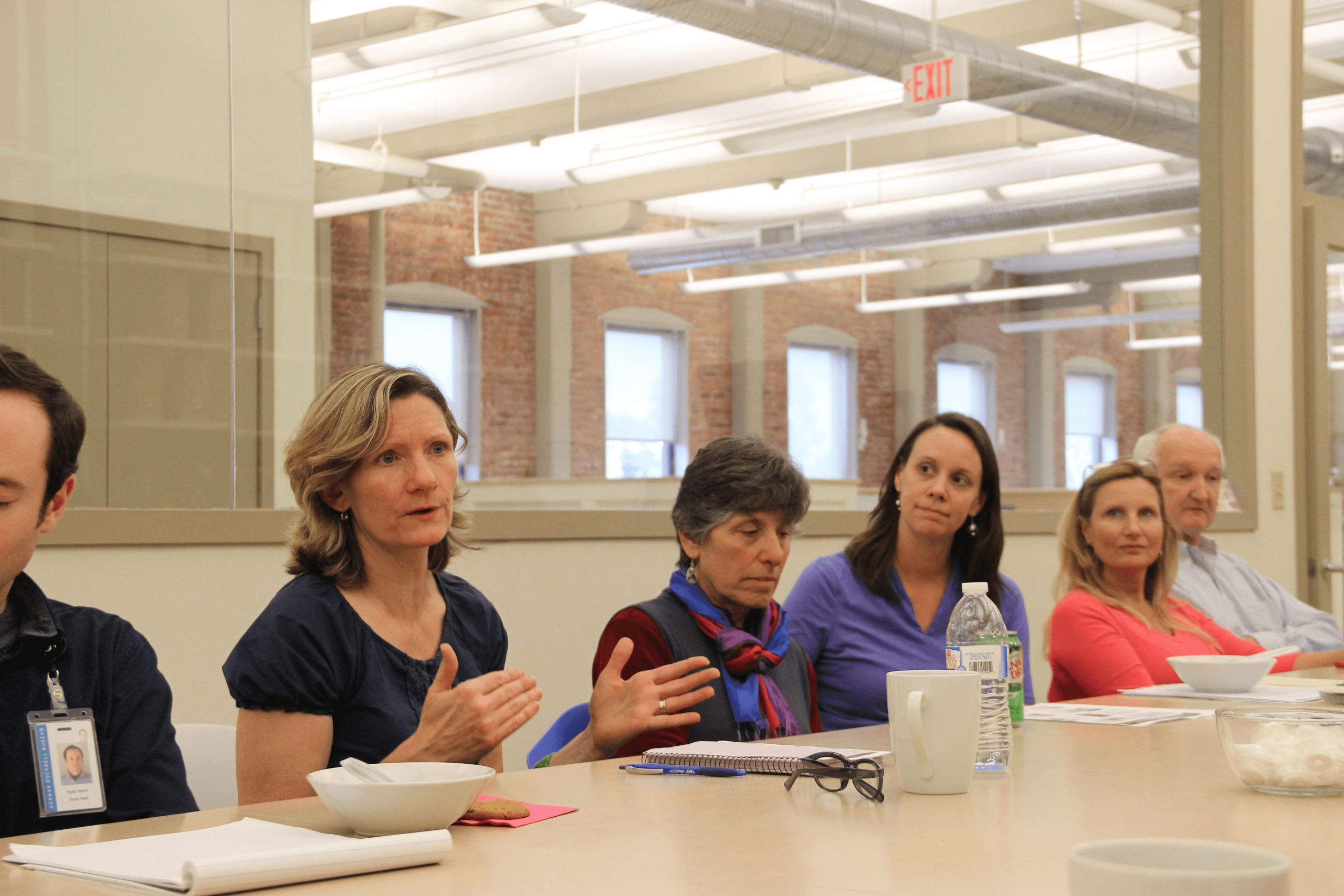 Groups meet at the Pine Cone Hill Headquarters