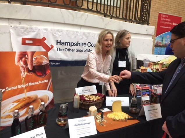 Western Mass. Tourism Councils Offer Treats at Statehouse Event